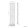 Faro White Double Flat Panel Vertical Radiator 1800x420mm