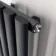 Marbella Anthracite Single Oval Panel Radiator 1800x480mm