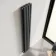 Marbella Anthracite Double Oval Panel Radiator 1800x240mm