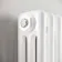 Athens White Triple Column Vertical Traditional Radiator 1800x290mm