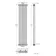 Athens Anthracite Double Column Vertical Traditional Radiator 1800x380mm