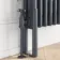 Athens Anthracite Triple Column Vertical Traditional Radiator 1800x650mm