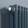 Athens Inky Blue Double Column Vertical Traditional Radiator 1800x470mm