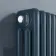 Athens Inky Blue Triple Column Vertical Traditional Radiator 1800x470mm