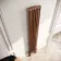 Athens Antique Copper Double Column Vertical Traditional Radiator 1800x290mm