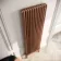 Athens Antique Copper Triple Column Vertical Traditional Radiator 1800x560mm