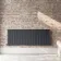 Faro Anthracite Double Flat Panel Horizontal Radiator 600x1610mm