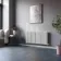 Marbella White Single Oval Panel Radiator 600x1200mm