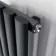 Marbella Anthracite Single Oval Panel Radiator 600x1440mm