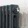 Athens Anthracite Double Column Horizontal Traditional Radiator 600x1190mm