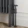 Athens Anthracite Triple Column Horizontal Traditional Radiator 300x1010mm