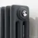 Athens Anthracite Triple Column Horizontal Traditional Radiator 600x785mm