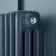Athens Inky Blue Triple Column Horizontal Traditional Radiator 600x1010mm