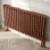 Athens Antique Copper Triple Column Horizontal Traditional Radiator 600x1190mm