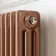 Athens Antique Copper Triple Column Horizontal Traditional Radiator 600x1190mm