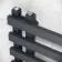 Palermo Anthracite Designer Heated Towel Rail 1200x600mm