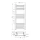 Barcelona Anthracite Straight Heated Towel Rail 1000x400mm