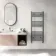 Barcelona Anthracite Straight Heated Towel Rail 1200x500mm
