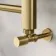 Barcelona Brushed Brass Straight Heated Towel Rail 1000x400mm