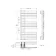 Seville Brushed Brass Designer Flat Panel Heated Towel Rail 800x450mm