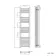 Barcelona Brushed Brass Straight Heated Towel Rail 1600x400mm