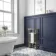 Gibraltar Small Brushed Brass Traditional Heated Towel Radiator (With Overhanging Rail)