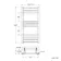 Barcelona Antique Gold Straight Heated Towel Rail 800x400mm