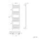 Barcelona Brushed Brass Straight Heated Towel Rail 1400x400mm