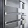 Santorini Chrome Flat Panel Heated Towel Rail 1400x600mm