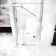 Vienna Easy Clean 8mm Hinged Shower Door 800mm
