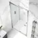 Hamburg Easy Clean 8mm Sliding Shower Door 1000mm - Easy Fix Feature