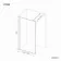 Munich Matt Black Framed Easy Clean 8mm Wet Room Shower Glass Panel 1200mm