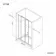 London 6mm Sliding Shower Door 1000mm