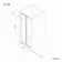 Hamburg Matt Black Easy Clean 8mm Sliding Shower Door 1000mm - Easy Fix Feature