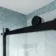 Oslo Matt Black Premium Easy Clean 8mm Sliding Shower Door 1400mm