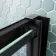 London Matt Black Grid 6mm Bifold Shower Door 800mm