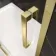 Hamburg Brushed Brass Easy Clean 8mm Sliding Shower Door 1200mm - Easy Fix Feature