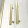 Hamburg Brushed Brass Easy Clean 8mm Quadrant Shower Enclosure 800x800mm - Easy Fix Feature