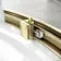 Hamburg Brushed Brass Easy Clean 8mm Quadrant Shower Enclosure 900x900mm - Easy Fix Feature
