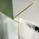 Munich Fluted Effect Brushed Brass Easy Clean 8mm Wet Room Shower Glass Panel 900mm