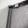 Lyon Gunmetal 8mm Laminated Wet Room Shower Glass Panel with Grey Frost Pattern 1100mm