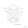 London Brushed Brass 6mm Offset Quadrant Shower Enclosure 1200x900mm