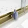London Brushed Brass 6mm Sliding Shower Door 1000mm
