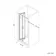 London Brushed Brass 6mm Bifold Shower Door 760mm
