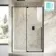 Cologne Matt Black Easy Clean 8mm Hinged Shower Door 1400mm