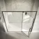 Cologne Matt Black Easy Clean 8mm Hinged Shower Door 1800mm
