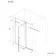 Cologne Matt Black Easy Clean 8mm Hinged Shower Door 1800mm