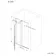 Cologne Brushed Brass Easy Clean 8mm Hinged Shower Door 1100mm