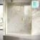 Cologne Brushed Brass Easy Clean 8mm Hinged Shower Door 1700mm