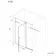 Cologne Brushed Brass Easy Clean 8mm Hinged Shower Door 1800mm